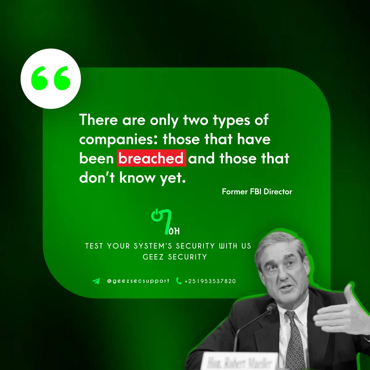 GEEZ SECURITY Robert Mueller